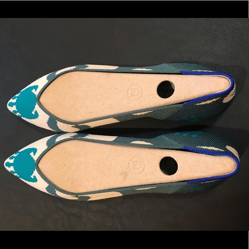 ROTHY’S EUC MOROCCAN TEAL POINTS!